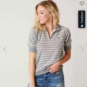 RVCA shortsleeved sweatshirt top - Large